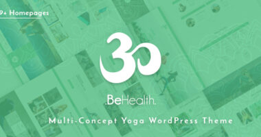 BeHealth – Multi-Purpose WordPress Theme for Yoga – Health – Beauty – Shop