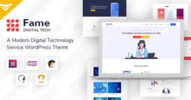Fame – Digital Technology/Service WordPress Theme
