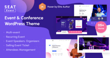 SEATevent – Event & Conference WordPress Theme