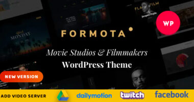 Formota – Movie Studios & Filmmakers WordPress theme