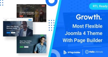 Growth – Responsive Multi-Purpose Joomla 4 Template