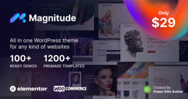 Magnitude – Multi-Purpose Elementor Website & eCommerce Builder WordPress Theme