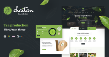 Chaitan – Tea Production Company & Organic Store WordPress Theme