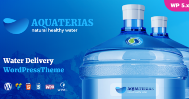 Aquaterias – Bottled Drinking Water Delivery WordPress Theme