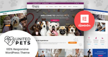 United Pets – Pet Shop & Veterinary WordPress Theme