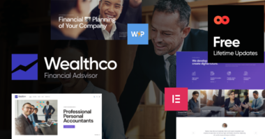 WealthCo | Business & Financial Consulting WordPress Theme