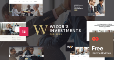 Wizor’s | Investments & Business Consulting Insurance WordPress Theme