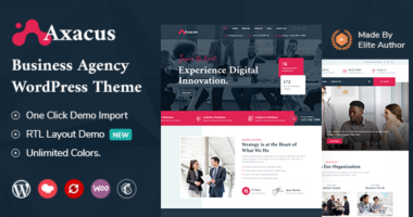 Axacus – Business Agency WordPress Theme