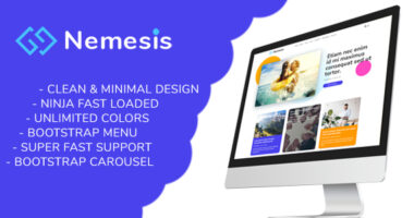 Nemesis | Responsive Minimal Blogger Theme