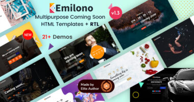 Emilono – Coming Soon HTML Template