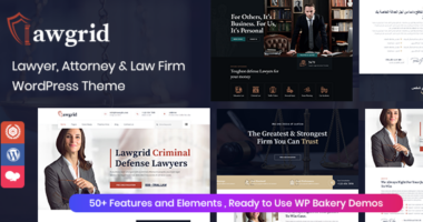 Lawgrid – Lawyer & Attorney WordPress Theme