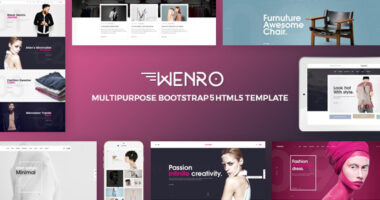 Wenro – Multipurpose Minimal eCommerce HTML Template