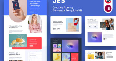 Jes – Creative Agency Elementor Pro Template Kit