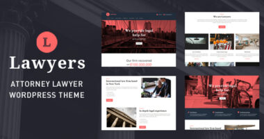 Lawyers – Attorney Law Consulting Theme