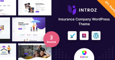 Introz – Insurance WordPress Theme
