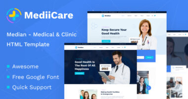 MediiCare – Online Medical & Clinic Service Template