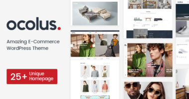 Ocolus – Fashion & Marketplace Multipurposes WooCommerce Theme