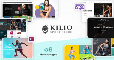 Kilio –  Sport Shop WooCommerce WordPress Theme
