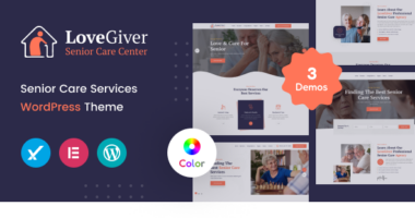 Lovegiver – Senior Care WordPress Theme