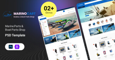 Marinocart – Boat Parts & Boat Accessories Shop PSD Template