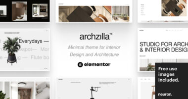 Archzilla – Minimal Theme for Interior Design and Architecture
