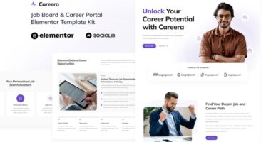 Careera – Job Board & Career Portal Elementor Template Kit