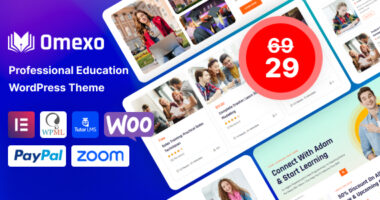 Omexo – Education & Online Courses WordPress Theme