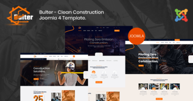 Bulter – Clean Construction Joomla 4 Template