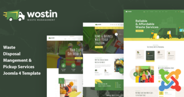 Wostin – Waste Pickup Services Joomla 4 Template