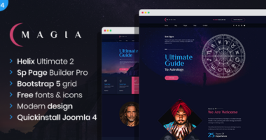 Vedi – Astrology and Esoteric Joomla 4 Template