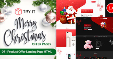 Tryit – Product Offer Landing Pages HTML Template