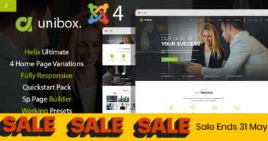 Unibox – Multipurpose Corporate Business Joomla 4 Template