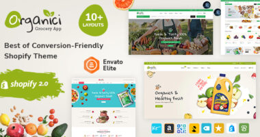 Organici – Food & Grocery Store – Shopify 2.0 Multi-Purpose Responsive Theme