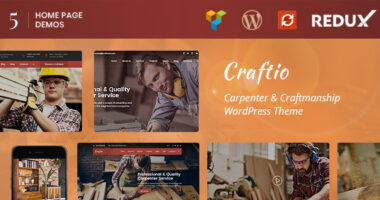 Craftio – Carpenter WordPress Theme