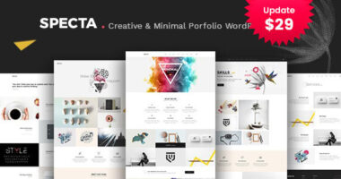Specta – Multipurpose Portfolio WordPress Theme