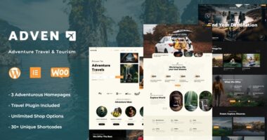 Advenx – Adventure Travel & Tourism WordPress Theme