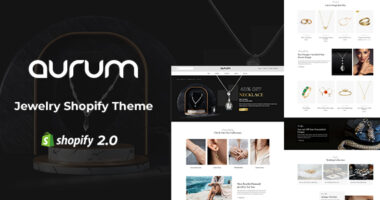 Aurum –  Jewelry Shopify Theme