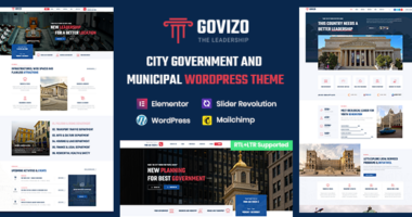 Govizo – Municipal and Government WordPress Theme