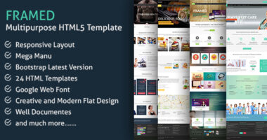 Framed – Responsive Multi-purpose HTML5 Template