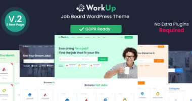 Workup – Job Board WordPress Theme
