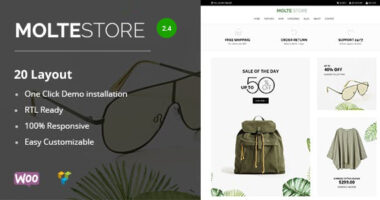 Molte  Fashion and Food WooCommerce Theme