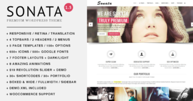Sonata – Business WooCommerce WordPress Theme