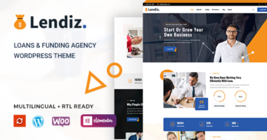 Lendiz – Loan & Funding Agency WordPress Theme