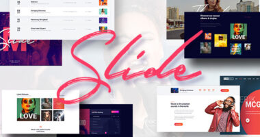Slide – Music WordPress Theme