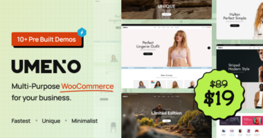 Umeno – Multipurpose WooCommerce Theme