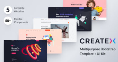 Createx – Multipurpose HTML Bootstrap Template + UI Kit