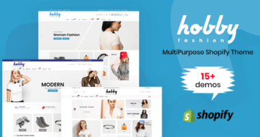 Hobby – Fashion Shopify Theme Multipurpose Responsive Template