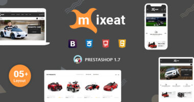 Mixeat – Ecars & Escooter Prestashop 1.7 & 8.x Responsive Theme
