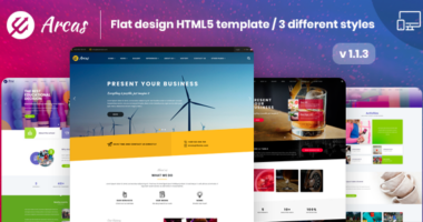 Arcas  |  Multipurpose HTML5  Template