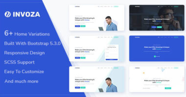 Invoza – Bootstrap 5 Landing Page Template